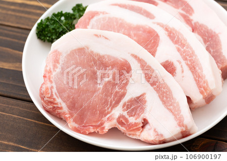 豚の厚切りロース肉 豚の厚切りロース肉 106900197