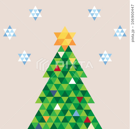 out トライアングルXmasツリー✩⡱