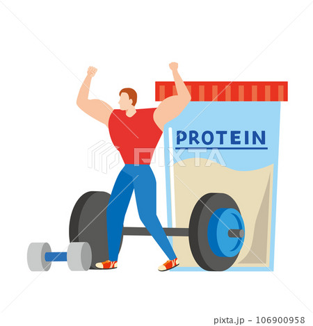 筋トレする男性 106900958