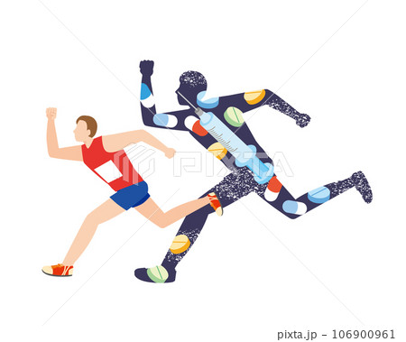 ドーピングと陸上選手 106900961