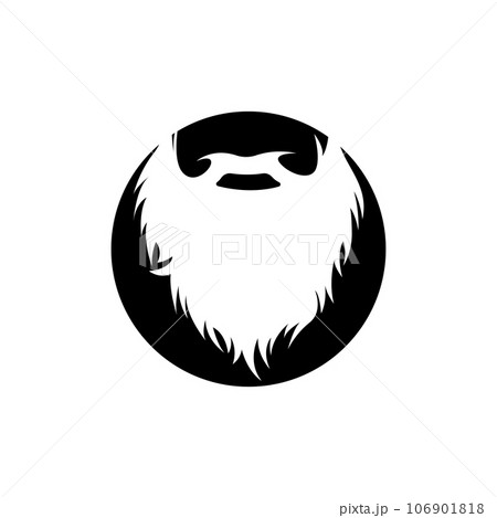 Beard Logo Design, Male Face Appearance Vector, For Babershop, Hair, Appearance, Brand Label 106901818