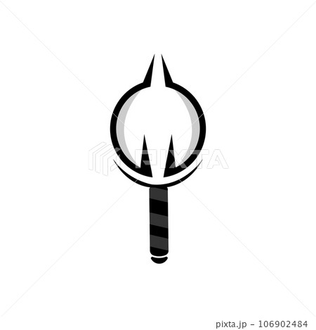 Search Logo, Object Magnifier Design, Detective Tool Vector, Template Illustration Symbol 106902484
