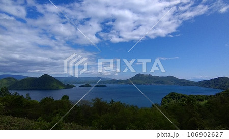 展望所から観る洞爺湖の眺望 展望所から観る洞爺湖の眺望 106902627
