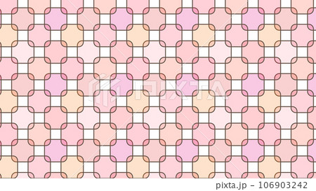 ピンク色の透明感のある幾何学模様 16:9 ピンク色の透明感のある幾何学模様 16:9 106903242