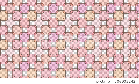 Pink transparent geometric pattern 16:9 106903242