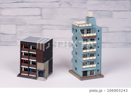 新旧のワンルームマンションの比較イメージ 新旧のワンルームマンションの比較イメージ 106903243