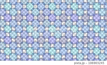 水色の透明感のある幾何学模様 16:9 水色の透明感のある幾何学模様 16:9 106903245