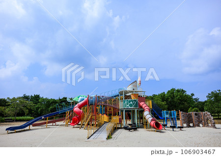 吹上浜海浜公園　大型複合遊具 106903467