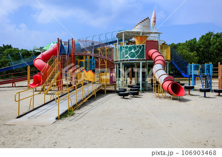 吹上浜海浜公園　大型複合遊具 106903468