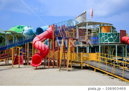 吹上浜海浜公園　大型複合遊具 106903469