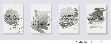 Set frames grunge overlay 106903870