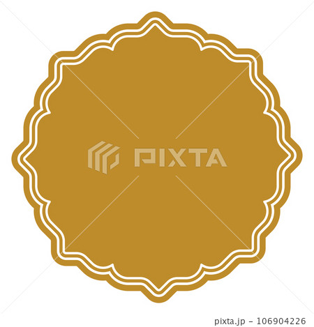 Tribal board decor, arabesque banner, arabesque arabic frame ornate shape 106904226