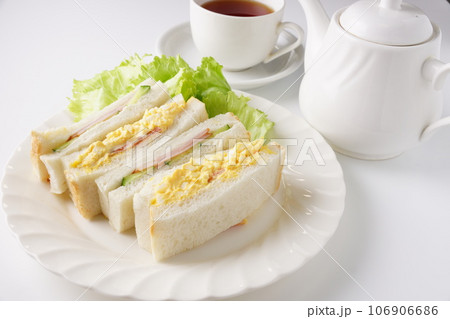 おいしいミックスサンドと紅茶 106906686