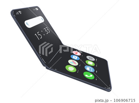 二つ折りスマホ 106906715