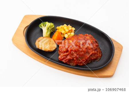 トマトソースハンバーグ 106907468