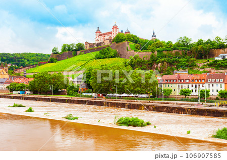 Marienberg Fortress in Wurzburg city, Germany 106907585