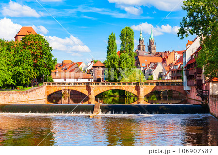 Nuremberg old town in Bavaria, Germany 106907587