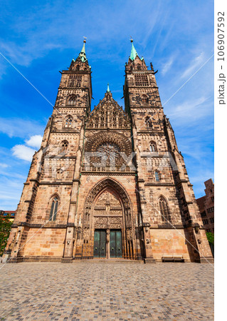 Nuremberg old town in Bavaria, Germany 106907592