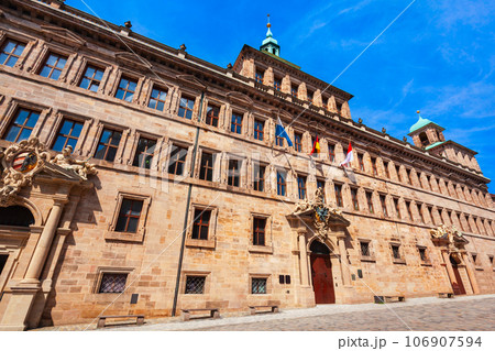 Nuremberg old town in Bavaria, Germany 106907594