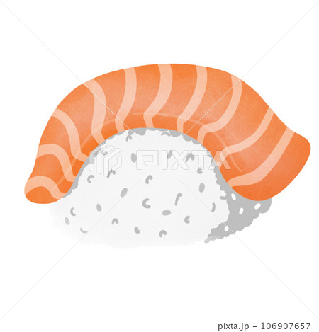Salmon sushi 106907657