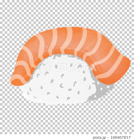 Salmon sushi 106907657