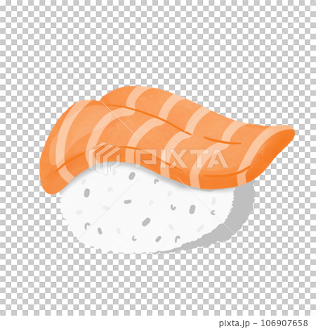 Salmon sushi 106907658