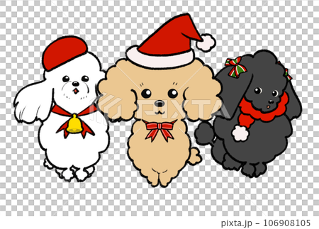 聖誕玩具貴賓犬 聖誕玩具貴賓犬 106908105