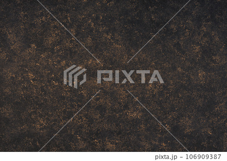 Painted canvas black and brown grungy background texture 106909387