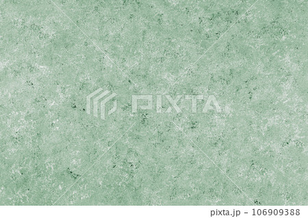 Grungy background texture. Vintage green concrete surface, painted fabric studio backdrop 106909388