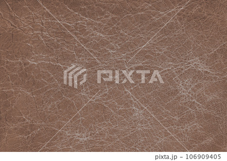 Genuine brown leather, eco friendly coarse textured leatherette background Genuine brown leather, eco friendly coarse textured leatherette background 106909405