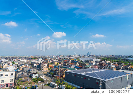 清洲城、天主閣からの眺め〈愛知県清須市〉 106909577