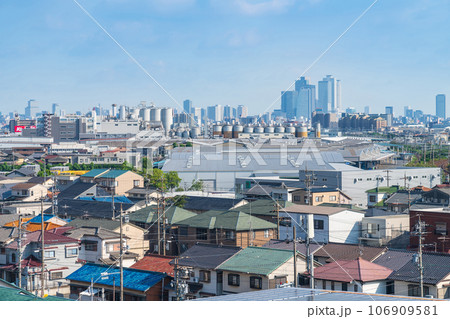 清洲城、天主閣からの眺め〈愛知県清須市〉 106909581