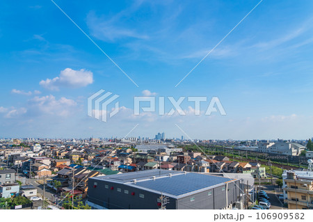 清洲城、天主閣からの眺め〈愛知県清須市〉 清洲城、天主閣からの眺め〈愛知県清須市〉 106909582