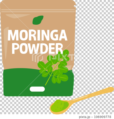 袋入りのモリンガパウダー 106909778