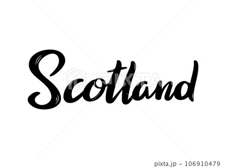 Scotland Lettering.  106910479