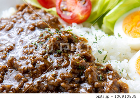 キーマカレーのアップ。 キーマカレーのアップ。 106910839