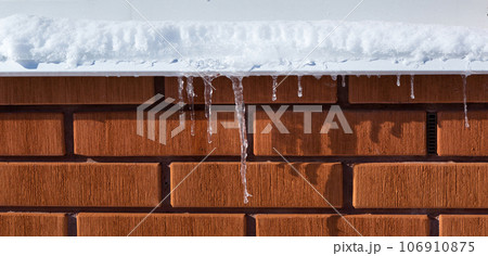 Icicles in winter time. Icicles in winter time. 106910875
