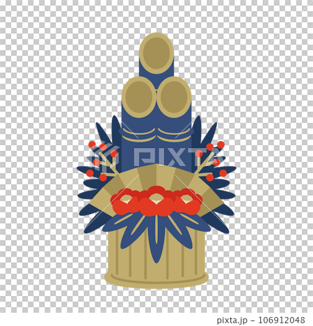 シンプルな門松のイラスト シンプルな門松のイラスト 106912048