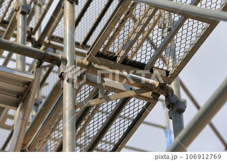 新築戸建て住宅の先行足場 イメージ 新築戸建て住宅の先行足場 イメージ 106912769