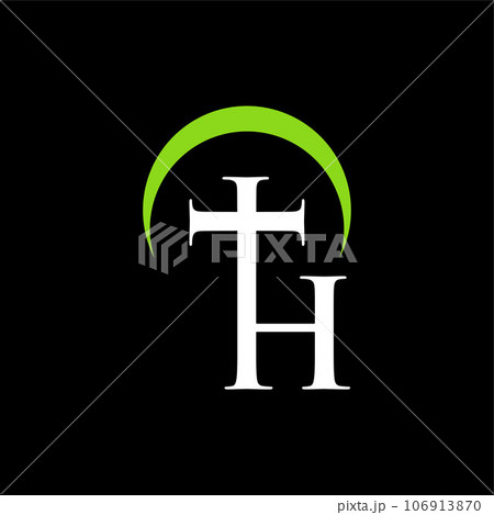 Letter h monogram church creative logo Letter h monogram church creative logo 106913870