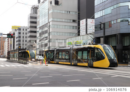 開業前：宇都宮ライトレール試運転列車（LIGHTLINE） 106914076