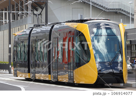 開業前：宇都宮ライトレール試運転列車（LIGHTLINE） 106914077