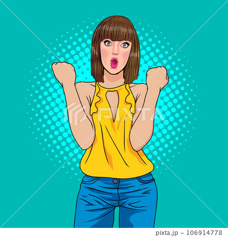 surprise woman OMG looking wow 173 surprise woman OMG looking wow 173 106914778