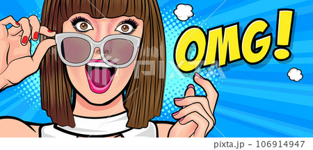 surprised Beautiful young woman 070 106914947