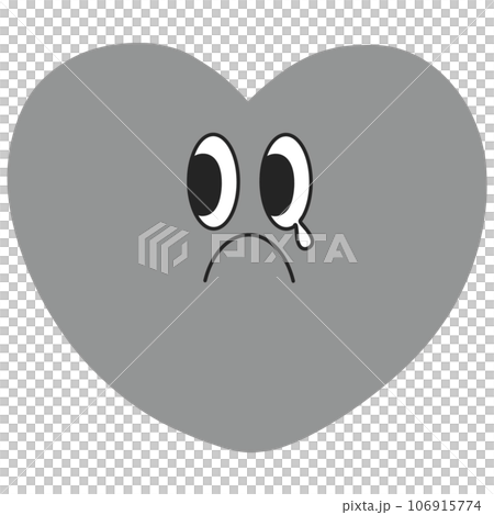 heart emotion emoji y2k retro groovy cute kawaii 106915774