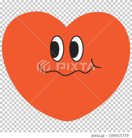heart emotion emoji y2k retro groovy cute kawaii heart emotion emoji y2k retro groovy cute kawaii 106915779