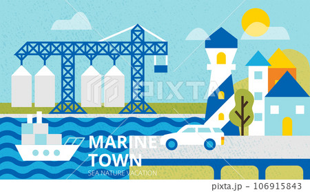 Marine City Landscape Banner Marine City Landscape Banner 106915843