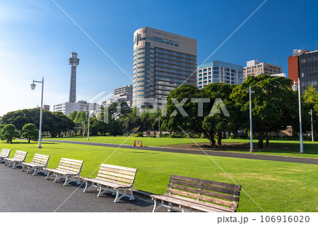 《神奈川県》横浜山下公園・マリンタワーの風景 106916020