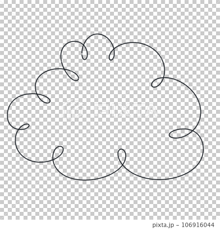 cloud star moon line doodle cute kawaii baby shower, nursery  106916044
