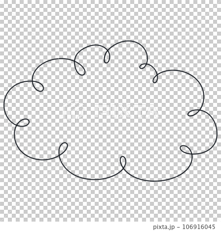 cloud star moon line doodle cute kawaii baby shower, nursery  106916045